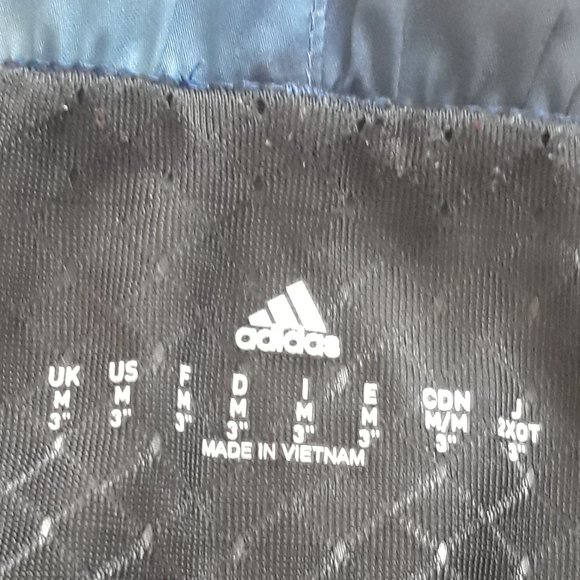 Adidas Womens' Running Shorts, Blue & White Pattern, Sz. M - Picture 7 of 11